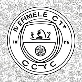 Man City Logo Coloring Page 39223-31364