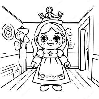 Annabelle In Haunted House Coloring Page 39234-31371