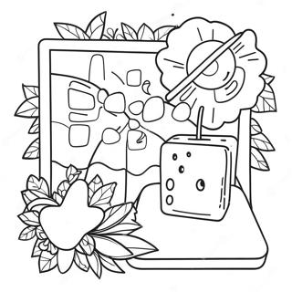 Square Coloring Pages