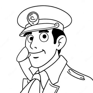 Inspector Gadget Coloring Pages