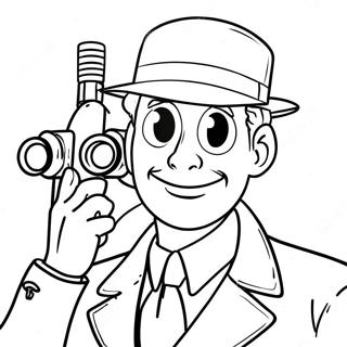 Inspector Gadget Coloring Page 39253-31387