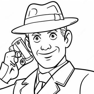 Inspector Gadget Coloring Page 39253-31388