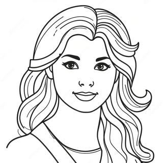 Beautiful Girl Coloring Page 39263-31394