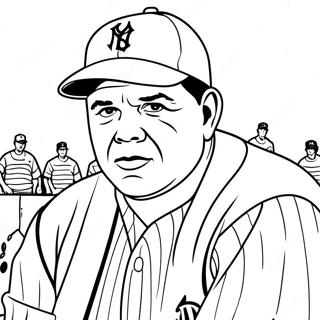 Babe Ruth Coloring Pages