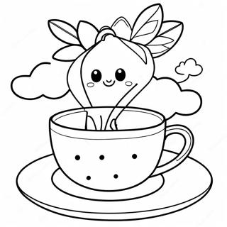 Teacup Coloring Page 39293-31414