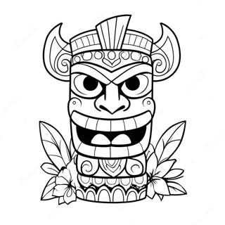 Tiki Coloring Page 39333-45675