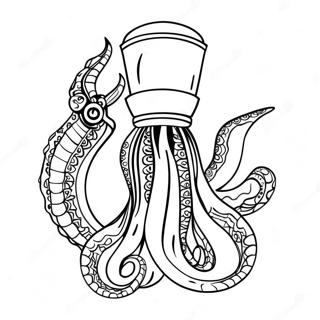 Seattle Kraken Logo Coloring Page 39343-31450