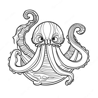 Seattle Kraken Logo Coloring Page 39343-31452