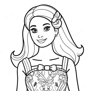 Barbie Skipper Coloring Page 39353-31459