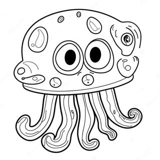 Spongebob Jellyfish Coloring Page 39363-31461