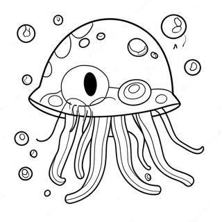 Spongebob Jellyfish Coloring Page 39363-31462