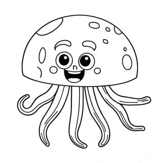 Spongebob Jellyfish Coloring Page 39363-31464