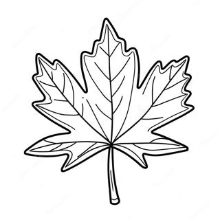 Maple Leaf Coloring Page 39373-31474