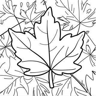 Maple Leaf Coloring Page 39373-31476