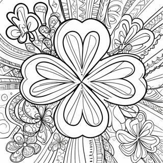 Lucky Shamrock Coloring Page 39384-31497