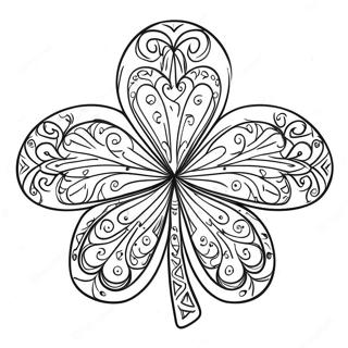 Lucky Shamrock Coloring Page 39384-31499