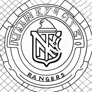 Ny Rangers Logo Coloring Page 39393-31488