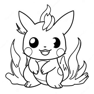 Fire Type Pokemon Coloring Page 39403-31494