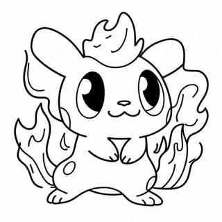 Fire Type Pokemon Coloring Page 39403-31495