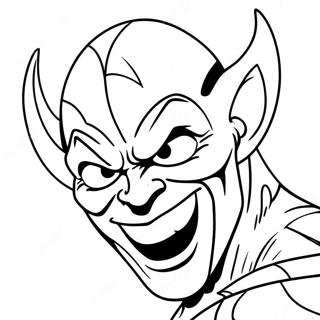 Green Goblin Classic Coloring Page 39413-31505