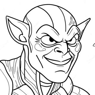 Green Goblin Classic Coloring Page 39413-31506