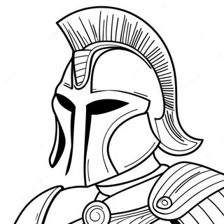 Spartan Mascot Coloring Page 39444-31533