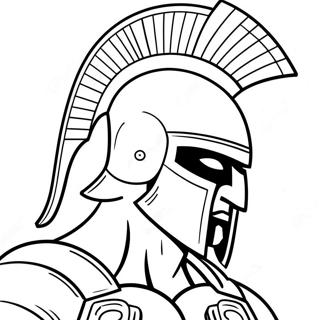 Spartan Mascot Coloring Page 39444-31536