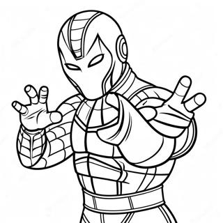 Dominik Mysterio Action Pose Coloring Page 39453-31537