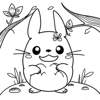 Totoro Coloring Page 3946-3185