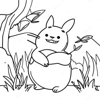 Totoro Coloring Page 3946-3187