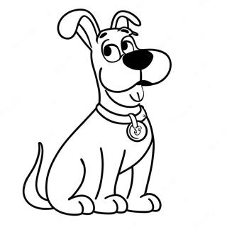 Chill Scooby Doo With A Joint Coloring Page 39484-31562