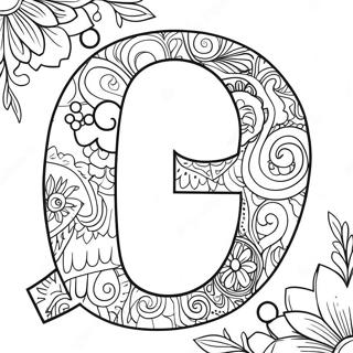 Q Letter Coloring Page 39493-45679