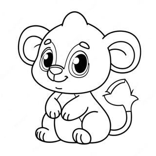 Cute Q Animal Coloring Page 39494-31572