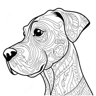 Great Dane Coloring Pages