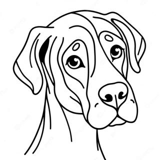 Great Dane Coloring Page 39503-31576