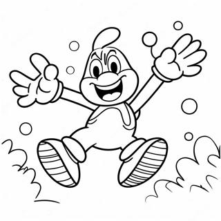 Rayman Jumping Adventure Coloring Page 39514-31585