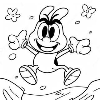 Rayman Jumping Adventure Coloring Page 39514-31588