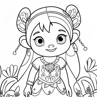 Mia And Me Coloring Pages