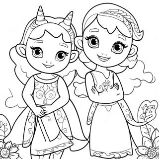 Mia And Me Coloring Page 39543-31622