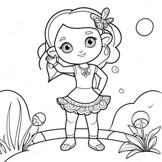 Mia And Me Magical Adventure Coloring Page 39544-31608