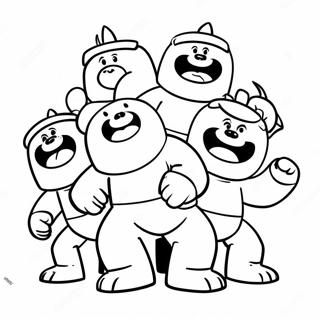 Gang Beasts Coloring Page 39553-31612