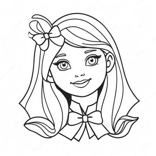 Violet Rainbow High Coloring Pages