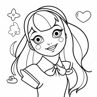 Violet Rainbow High Character Coloring Page 39573-31631