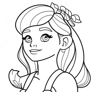 Violet Rainbow High Character Coloring Page 39573-31632