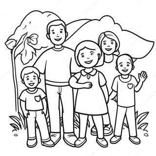 Happy Family Reunion Coloring Page 39584-31646