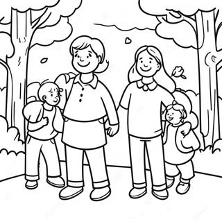 Happy Family Reunion Coloring Page 39584-31647