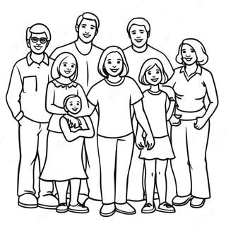 Happy Family Reunion Coloring Page 39584-31648