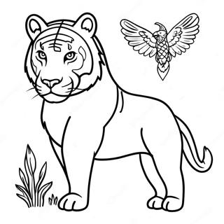 Savage Animals Coloring Page 39593-31642