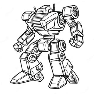 Mecha Builders Coloring Page 39633-31678