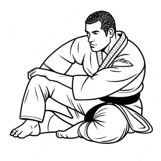 Jiu Jitsu Coloring Page 39673-31710